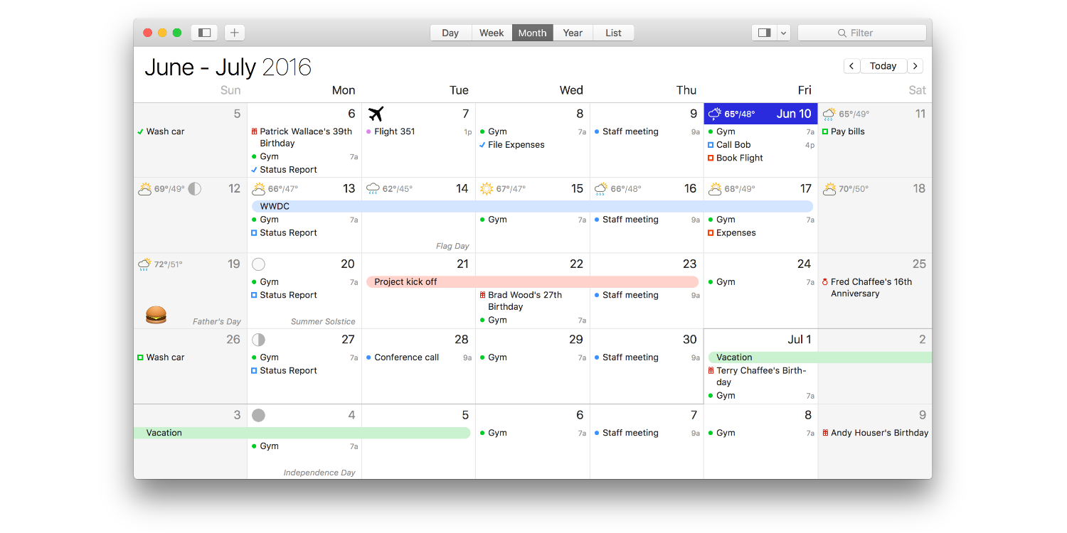 calendar and task app for mac